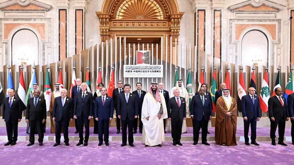 china and middle east leaders in a diplomatic summit